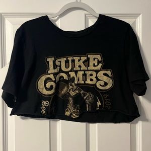Luke Combs 2019 Tour Cropped Tee Size S